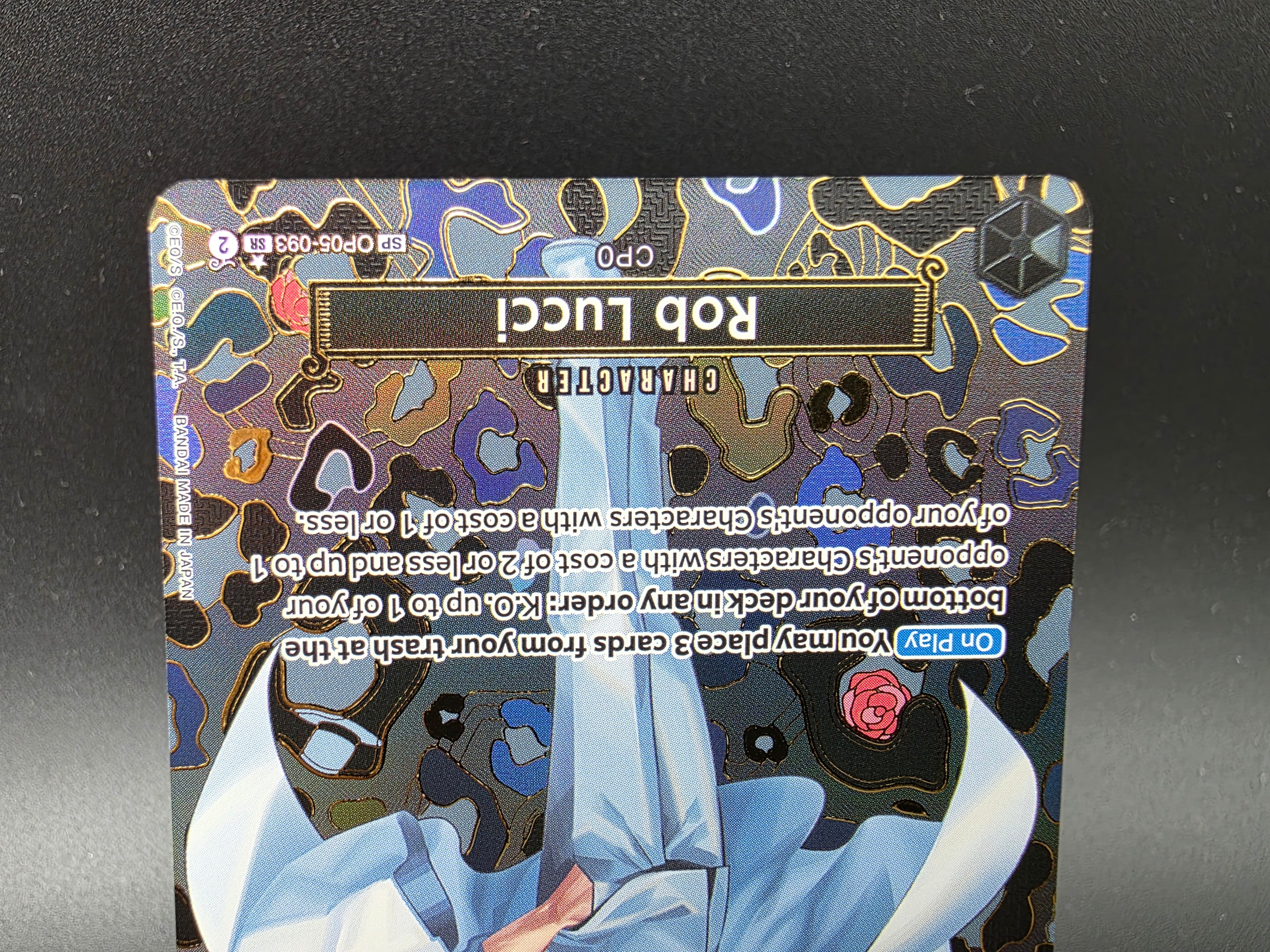 OP05-093 Rob Lucci Mosaik Special Rare One Piece TCG ENG