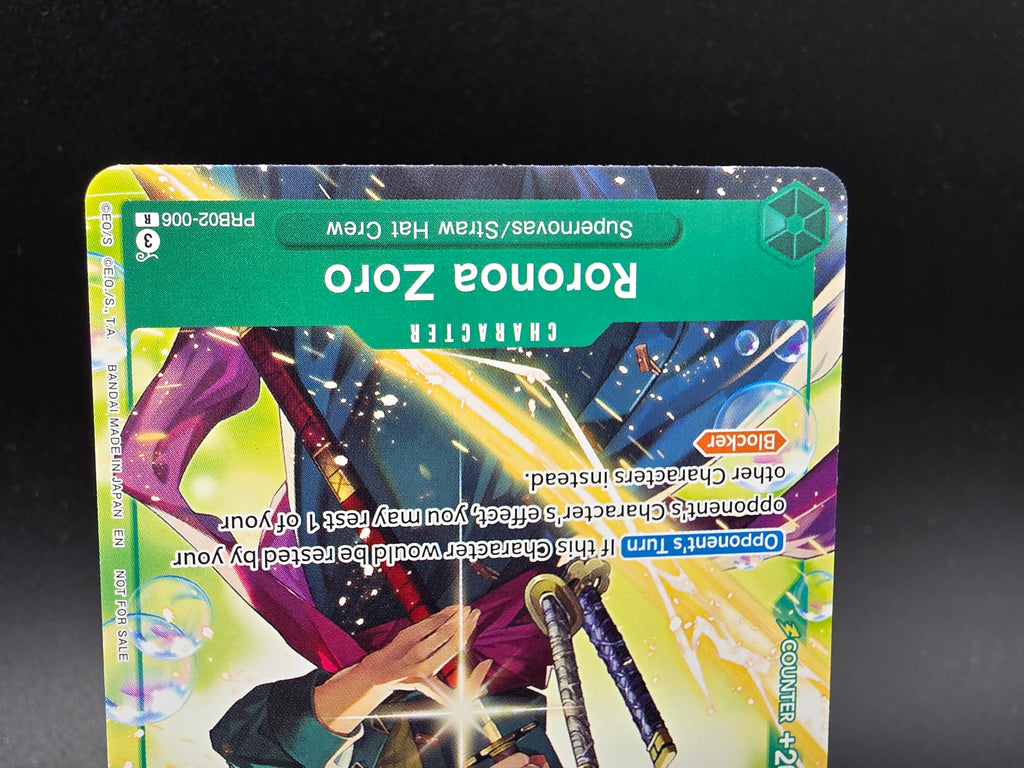 PRB02-006 Roronoa Zoro Promo One Piece TCG ENG