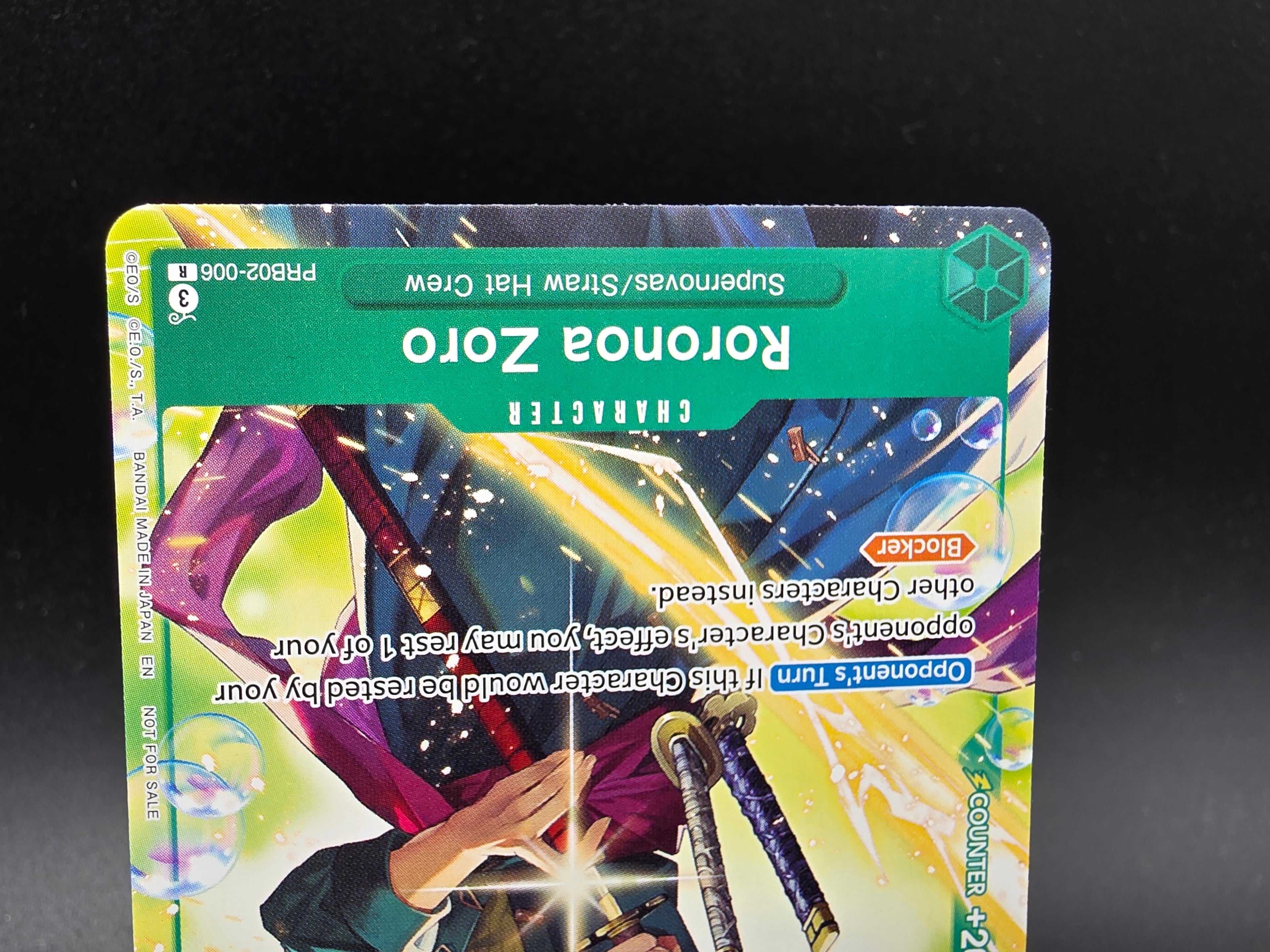 PRB02-006 Roronoa Zoro Promo One Piece TCG ENG