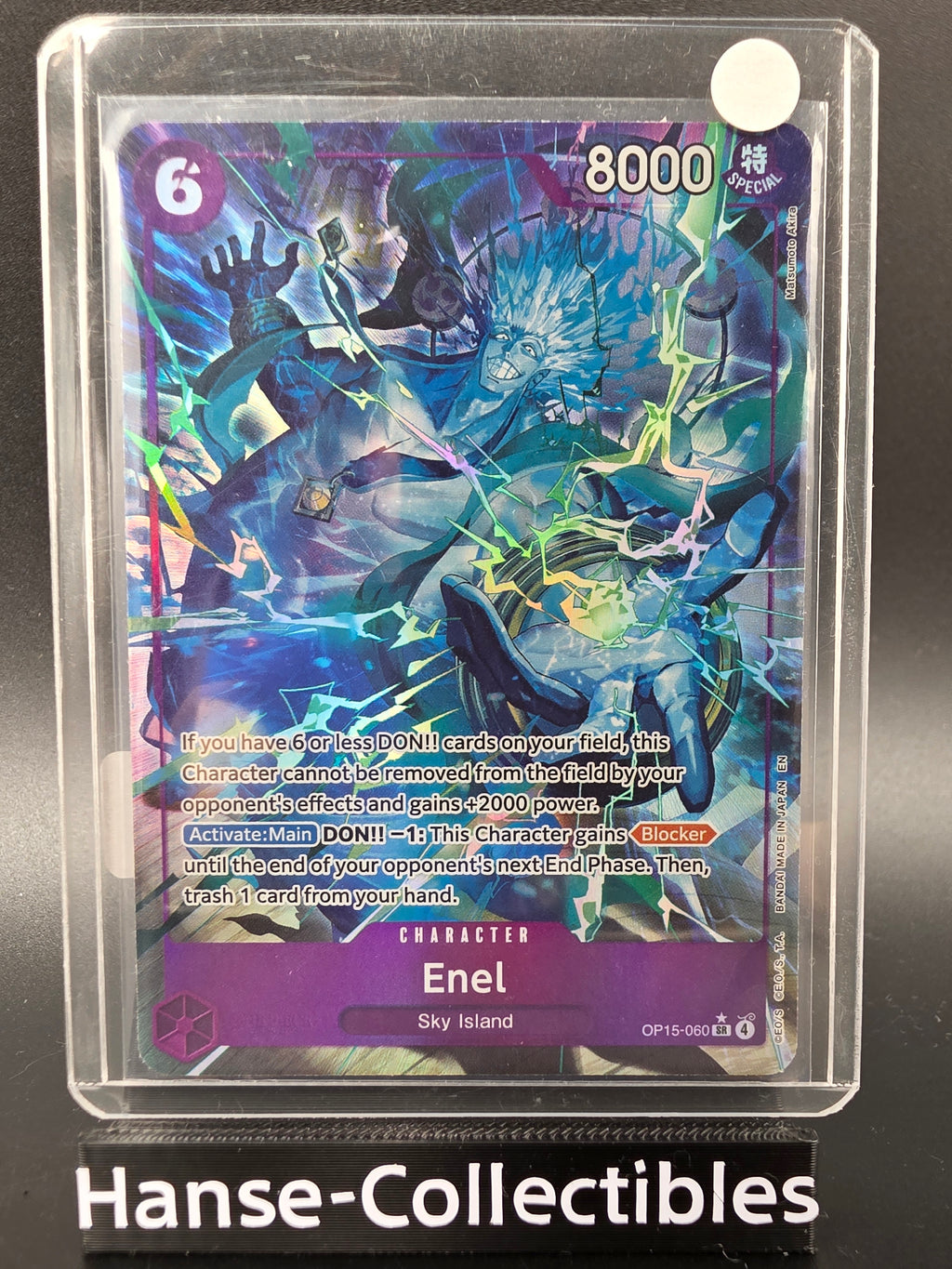 OP15-060 Enel V2 Alternative Art One Piece TCG ENG