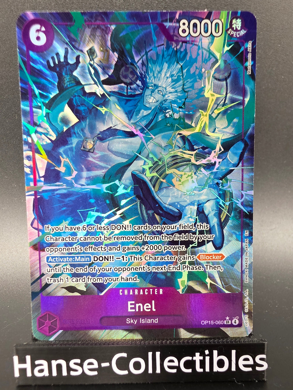 OP15-060 Enel V2 Alternative Art One Piece TCG ENG