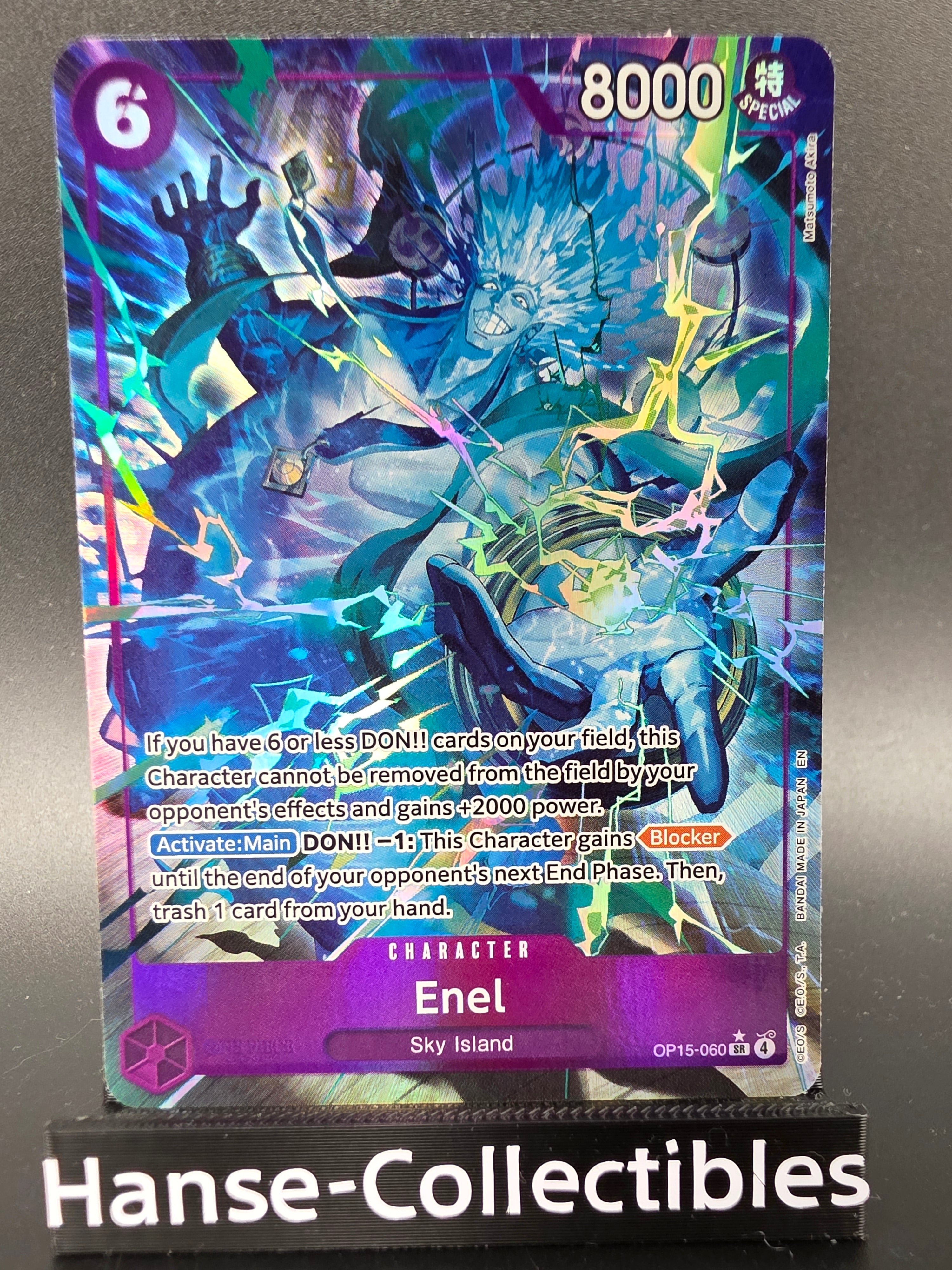 OP15-060 Enel V2 Alternative Art One Piece TCG ENG