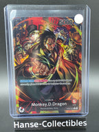 OP07-001 Money D. Dragon Leader V2 Alternative Art One Piece TCG ENG
