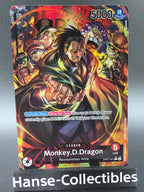 OP07-001 Money D. Dragon Leader V2 Alternative Art One Piece TCG ENG