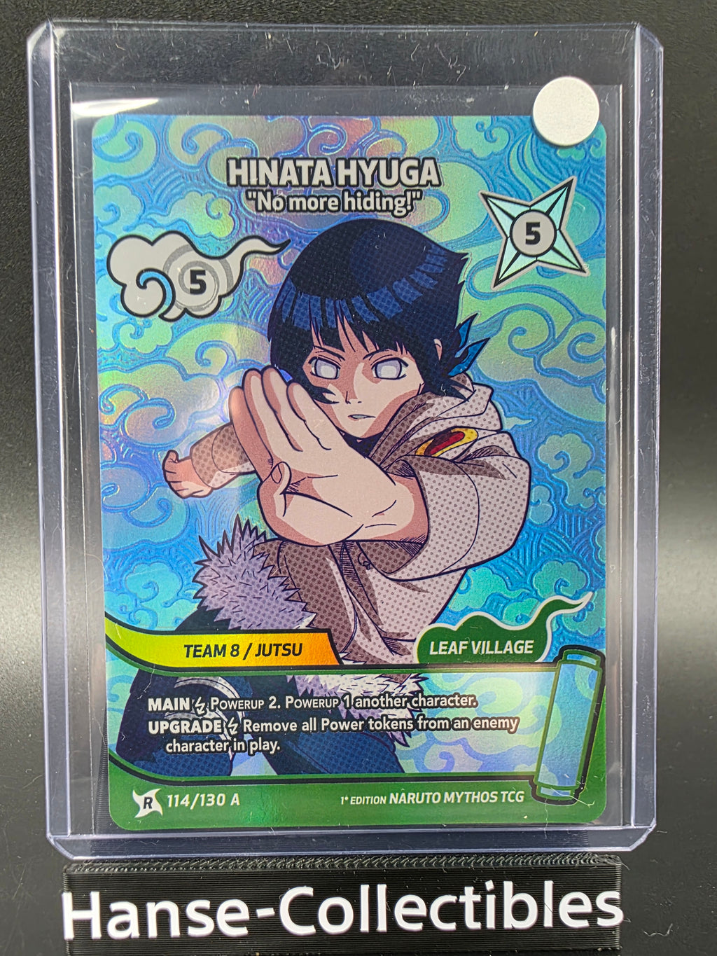 114/130A Hinata Hyuga Rare Alternative Art - Naruto Mythos TCG ENG 1st Edition