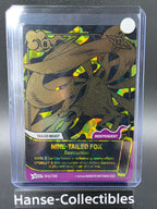 134/130 Secret Rare Nine-Tailed Fox - Naruto Mythos TCG ENG 1st Edition