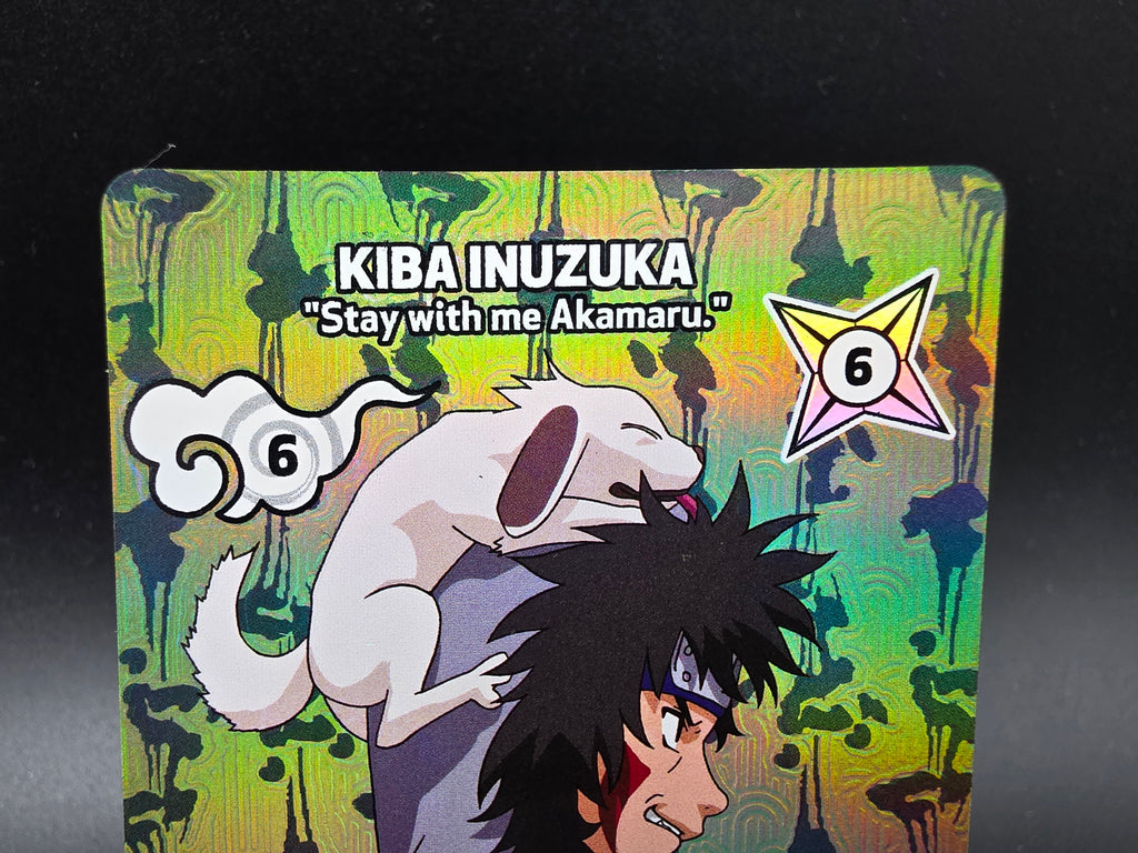 113/130A Kiba Inuzuka Rare Alternative Art - Naruto Mythos TCG ENG 1st Edition