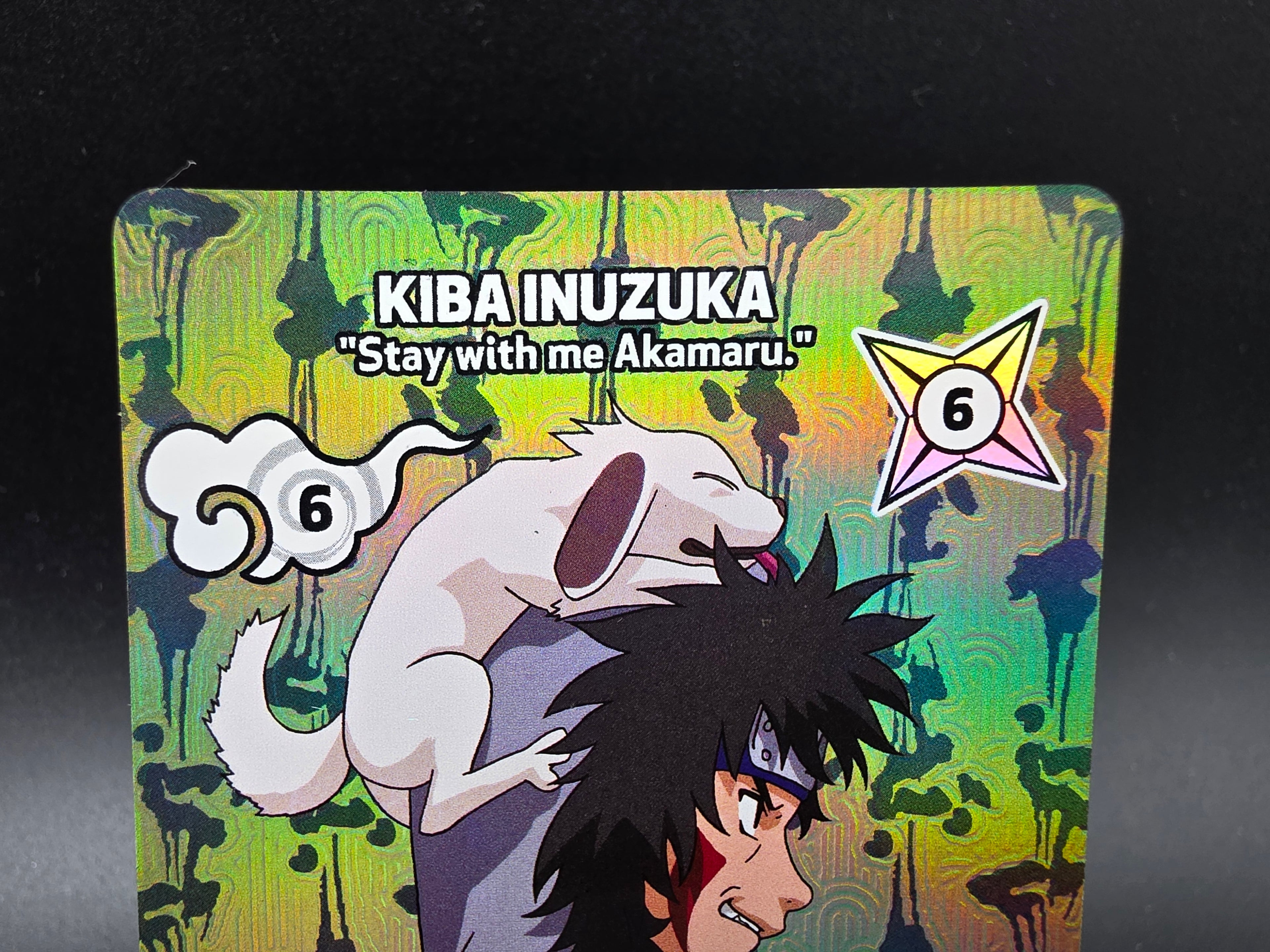 113/130A Kiba Inuzuka Rare Alternative Art - Naruto Mythos TCG ENG 1st Edition