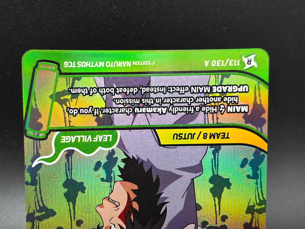 113/130A Kiba Inuzuka Rare Alternative Art - Naruto Mythos TCG ENG 1st Edition