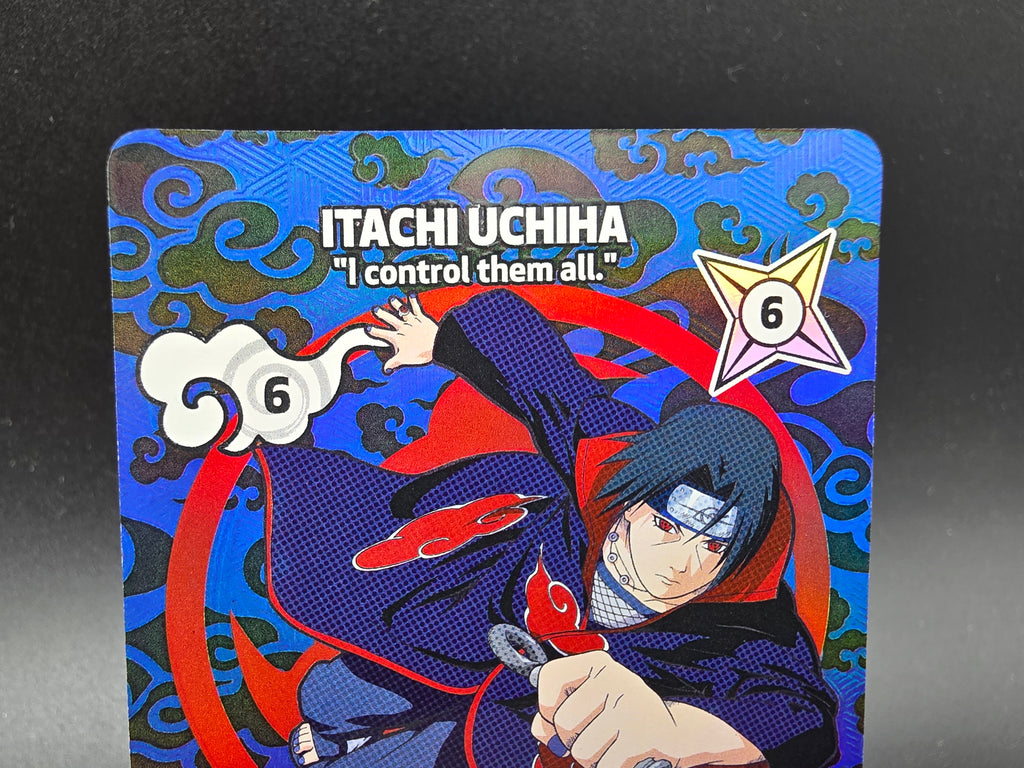 128/130A Itachi Uchiha Rare Alternative Art - Naruto Mythos TCG ENG 1st Edition