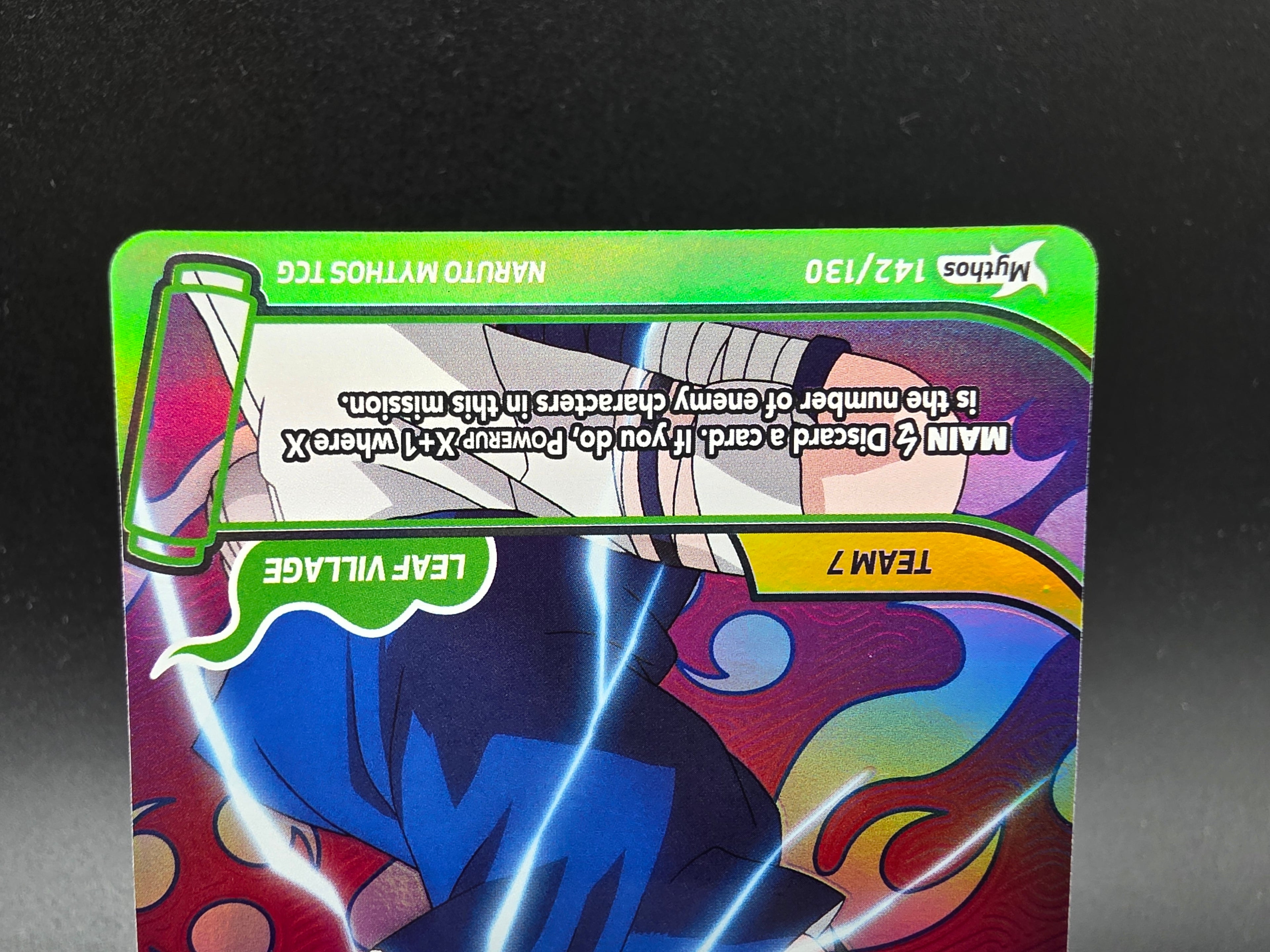 142/130 Sasuke Uchiha Promo Alternative Art - Naruto Mythos TCG ENG 1st Edition