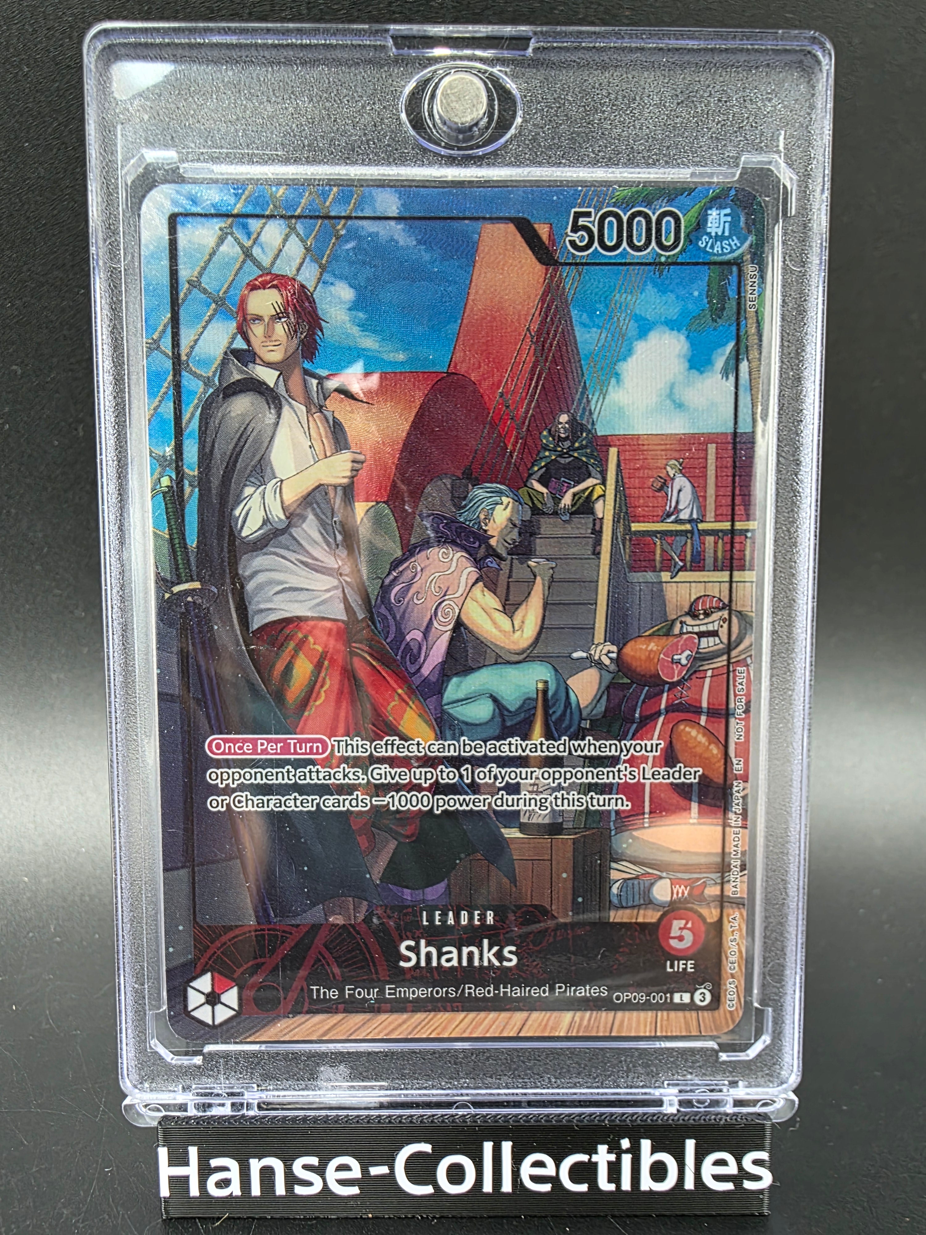 OP09-001 Shanks PSA Promo One Piece TCG ENG