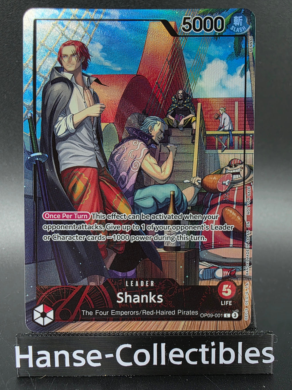 OP09-001 Shanks PSA Promo One Piece TCG ENG