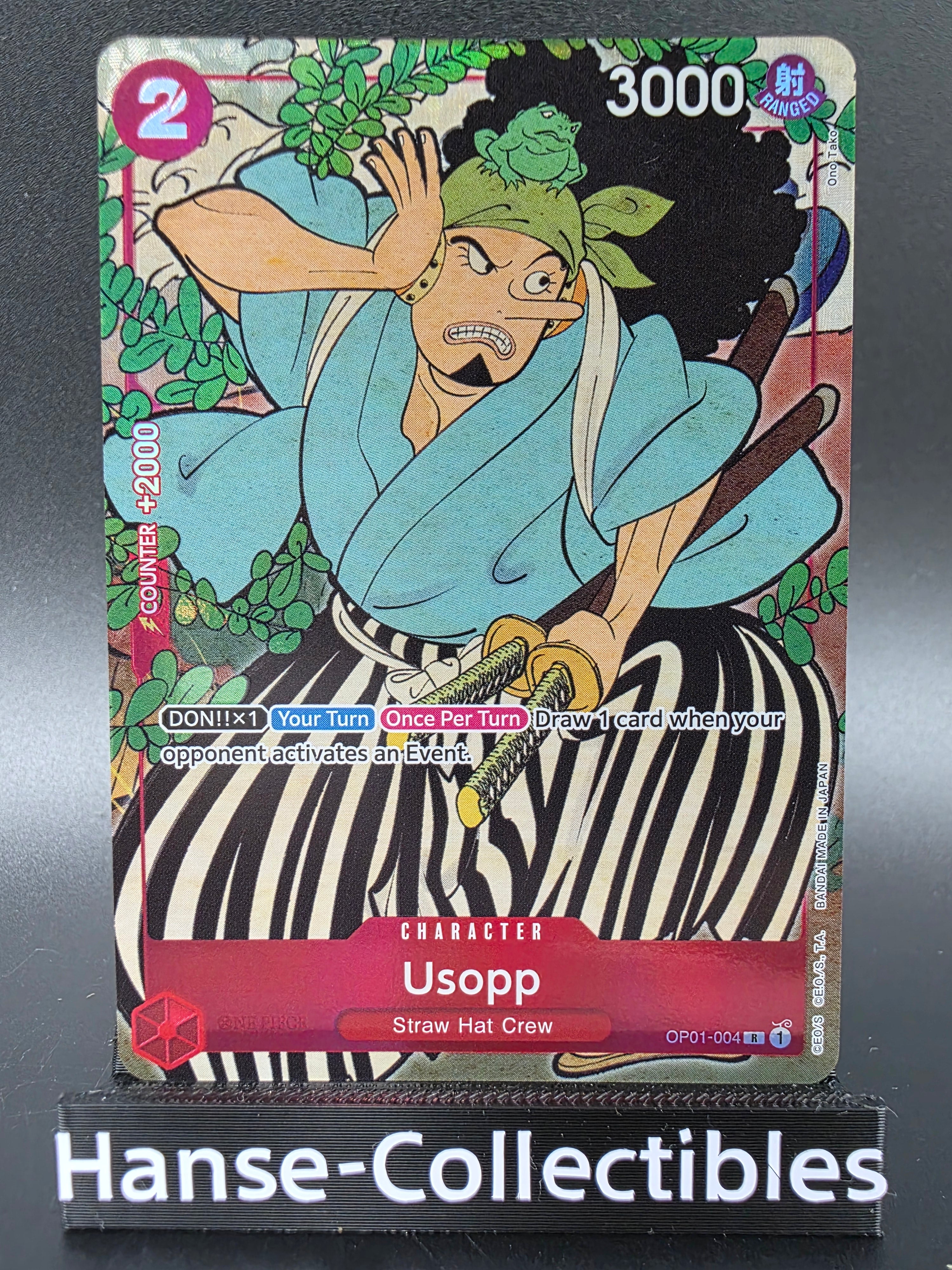 OP01-004 Usopp Anniversary Promo One Piece TCG ENG