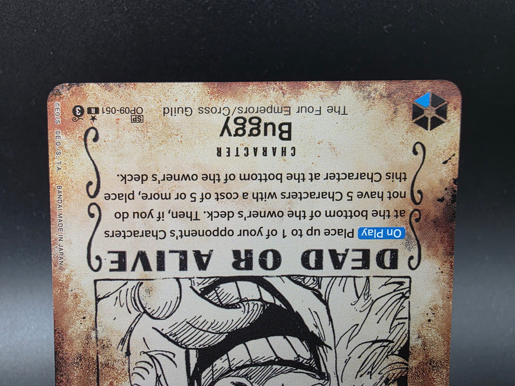 OP09-051 Buggy Wanted Special Rare One Piece TCG ENG