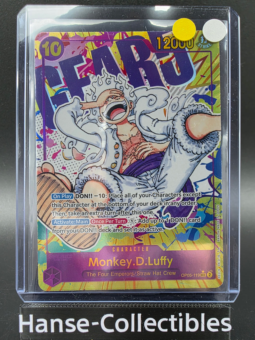 OP05-119 Monkey D. Luffy Secret Rare V2 One Piece TCG ENG