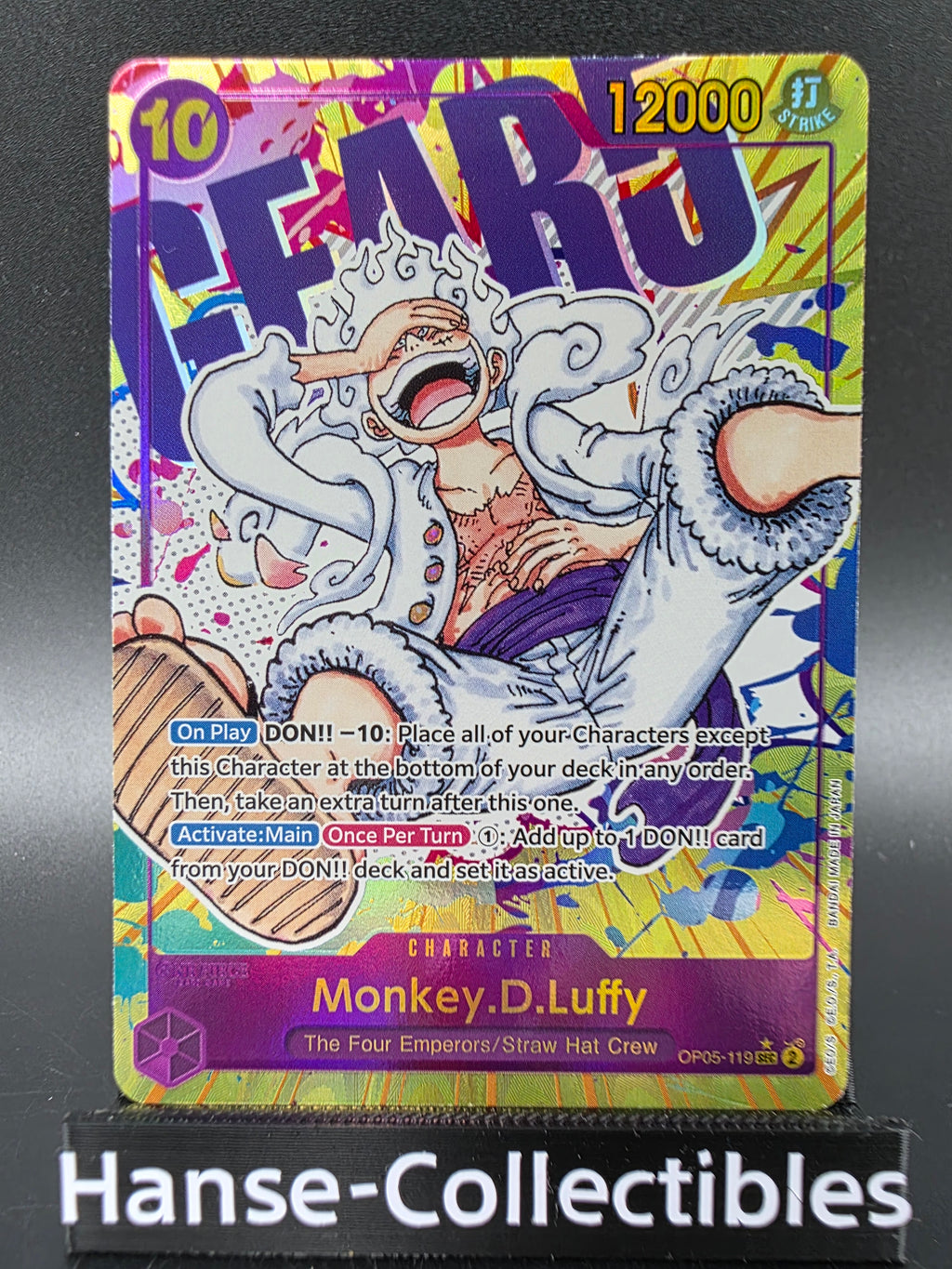 OP05-119 Monkey D. Luffy Secret Rare V2 One Piece TCG ENG