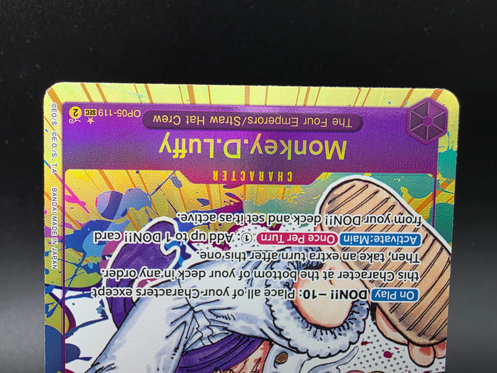 OP05-119 Monkey D. Luffy Secret Rare V2 One Piece TCG ENG