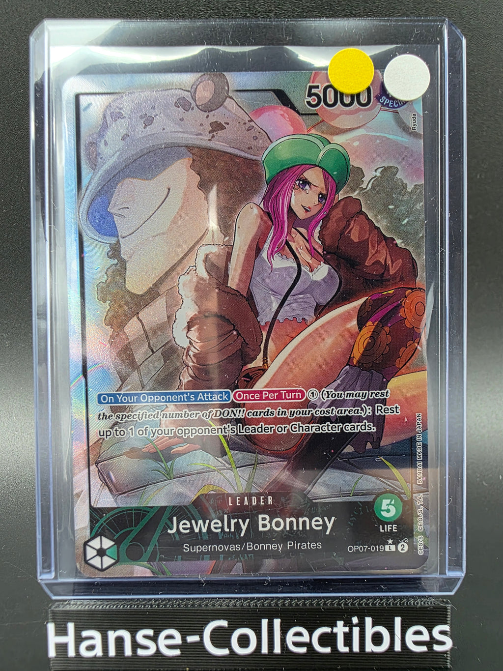OP07-019 Jewelry Bonney Leader V2 One Piece TCG ENG