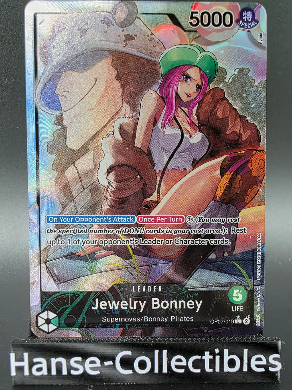 OP07-019 Jewelry Bonney Leader V2 One Piece TCG ENG