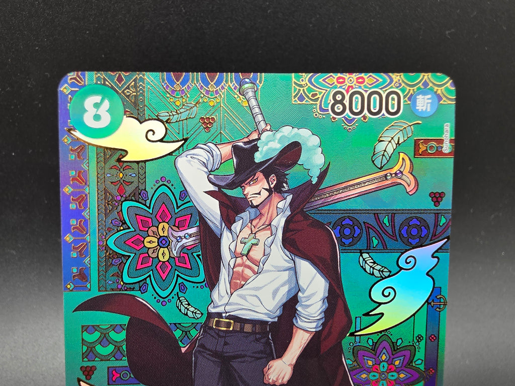 OP12-030 Dracule Mihawk Special Rare Mosaik One Piece TCG JAP