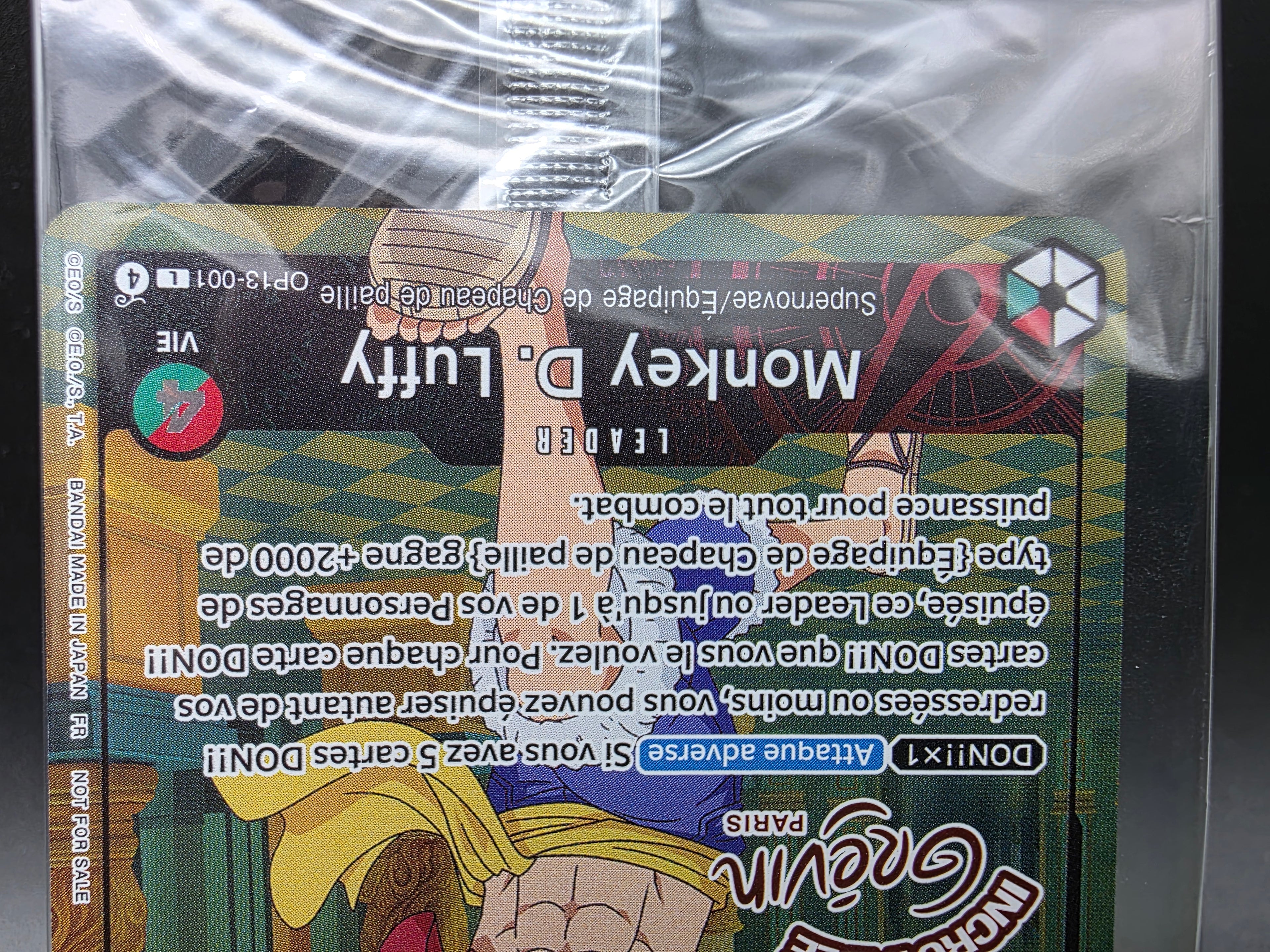 OP13-001 Monkey D. Luffy Leader Museum Grevin Promo One Piece TCG FR