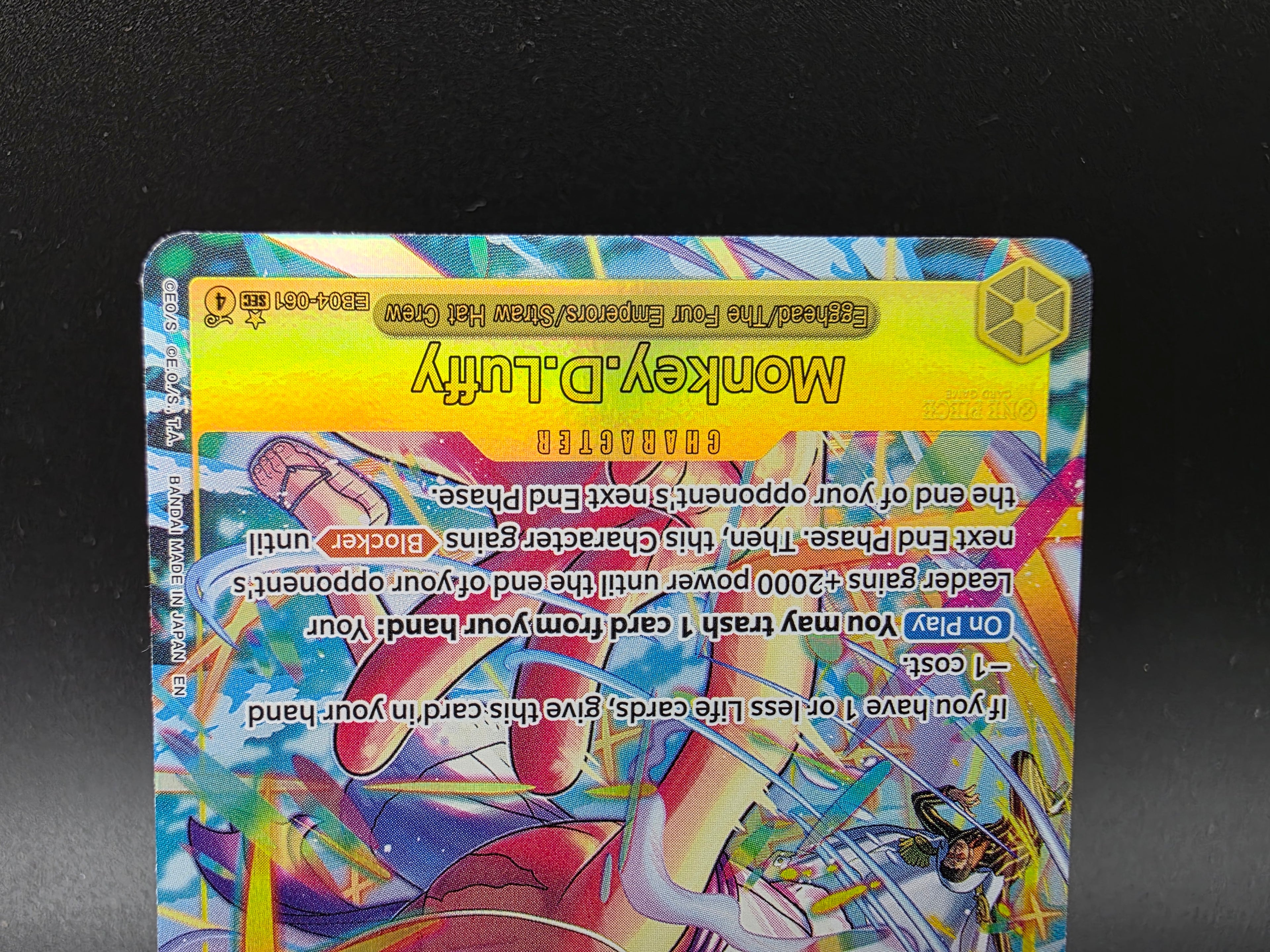 EB04-061 Monkey D. Luffy SEC V2 Alternative Art One Piece TCG ENG