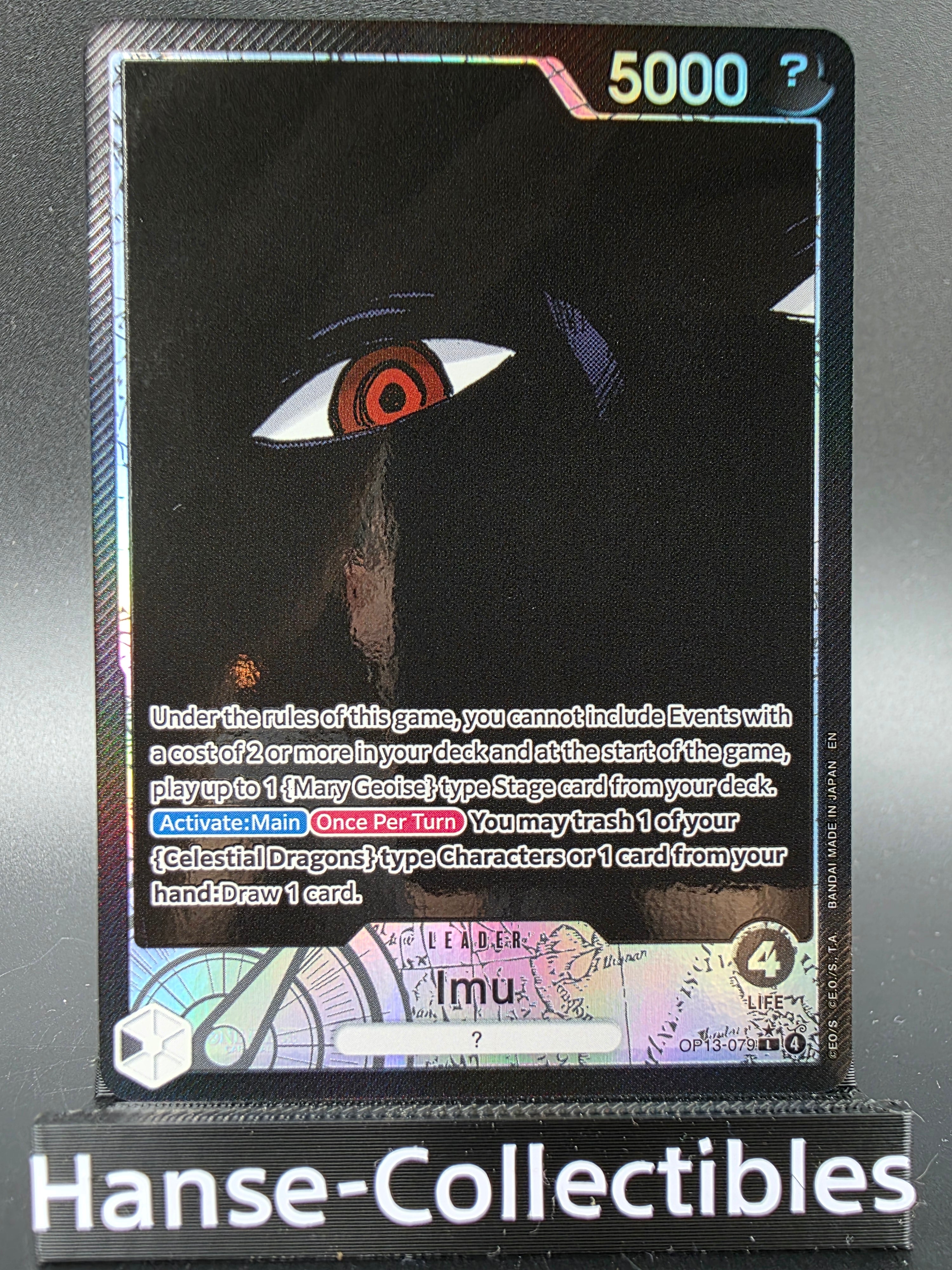 OP13-079 Imu Leader V2 Alternative Art One Piece TCG ENG