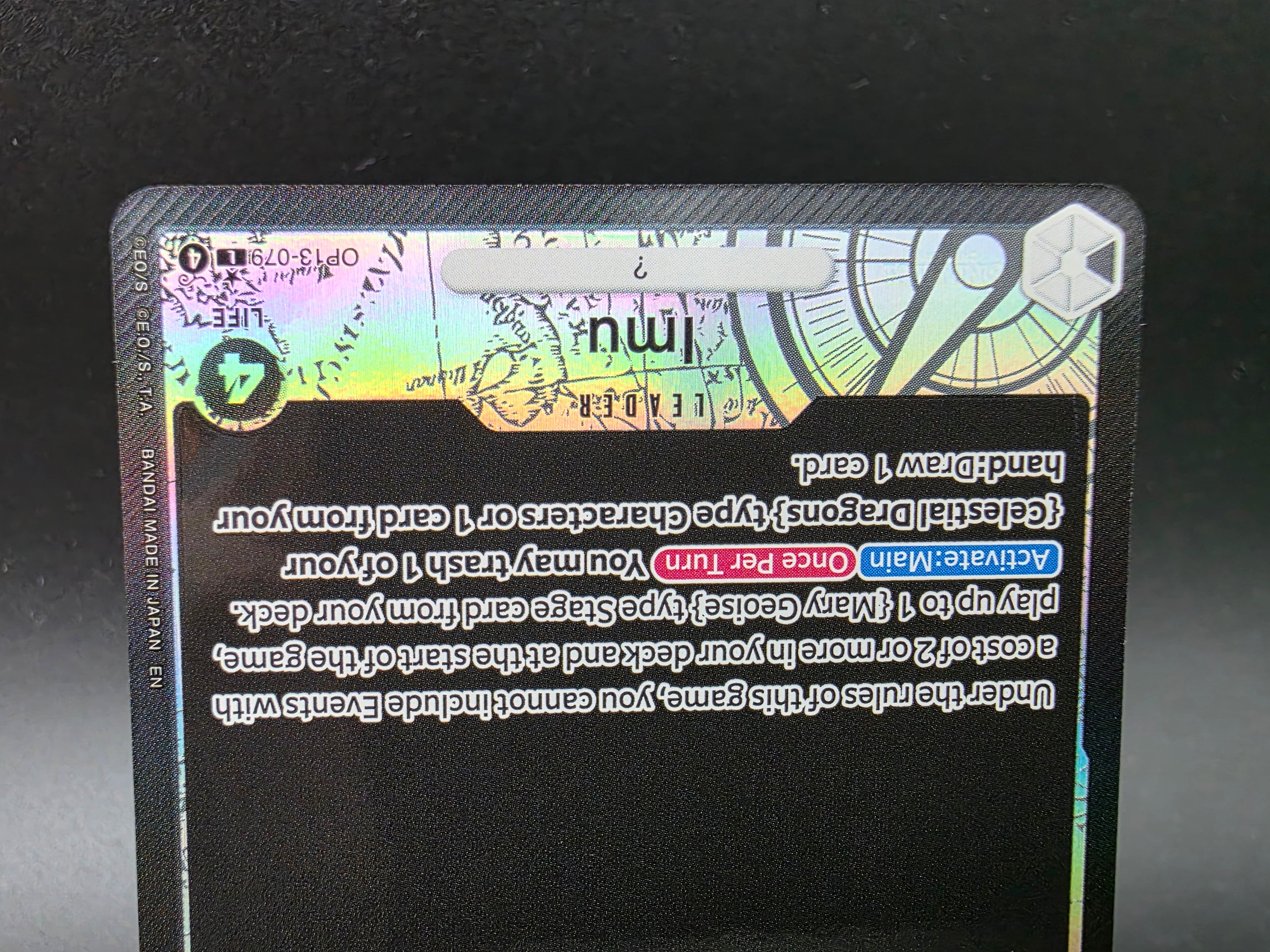 OP13-079 Imu Leader V2 Alternative Art One Piece TCG ENG