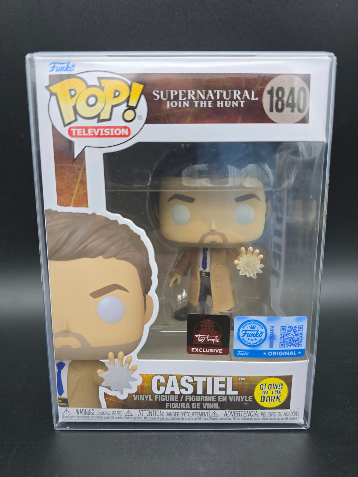 Nr. 1840 Supernatural Castiel Glow Toy Temple Exclusive