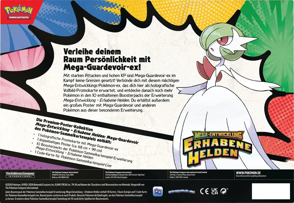 Sublime Heroes Premium Poster Collection Mega-Gardevoir GERMAN ME02.5