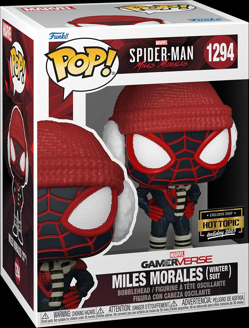 294 Spider-Man Miles Morales (Winter Suit) Hot Topic Exclusive