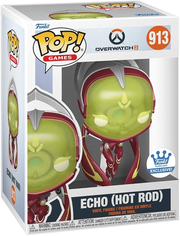 No. 913 Overwatch Echo (Hot Rod) Funko Shop Exclusive