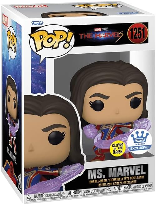 No. 1251 Ms. Marvel Glow Funko Shop Exclusive