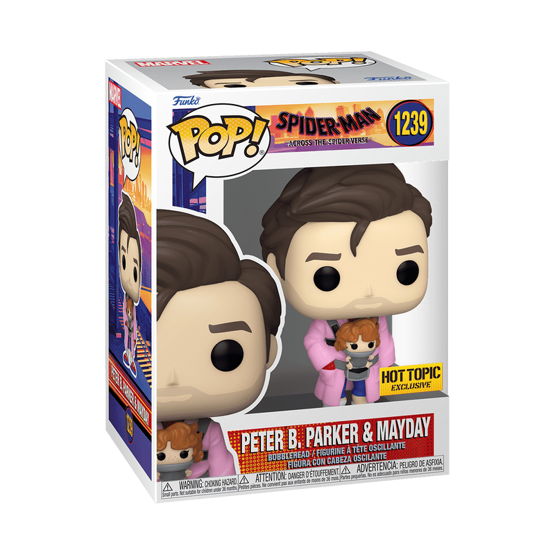 No. 1239 Spider-Man Across the Spiderverse Peter B. Parker with Mayday Hot Topic