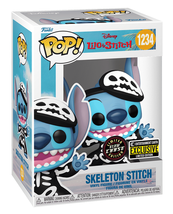 Nr. 1234 Skeleton Stitch Glow Chase Entertainment Earth Exclusive