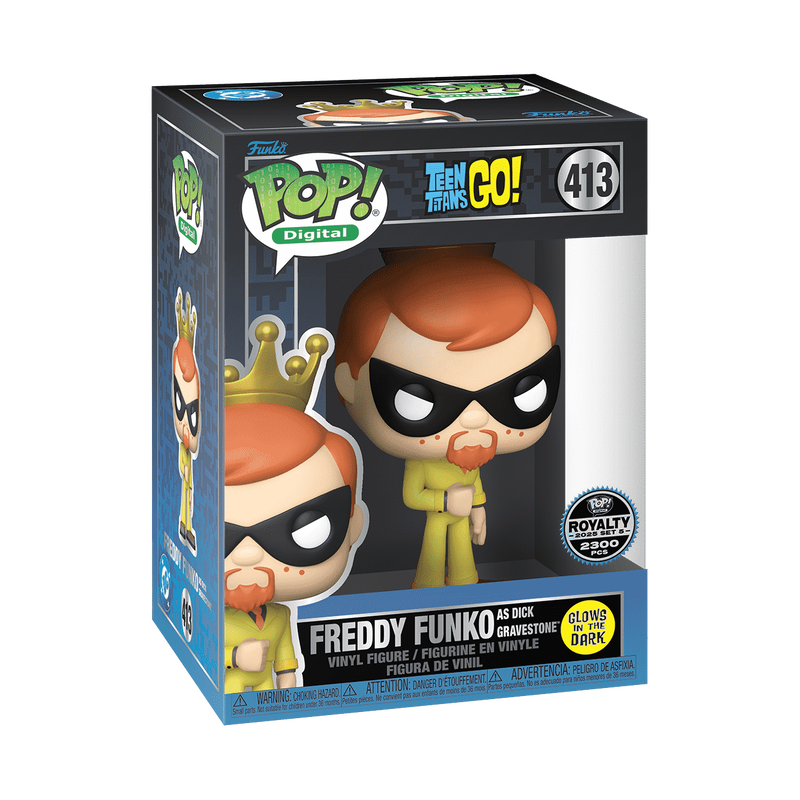 No. 413 Teen Titans Go! Freddy Funko as Dick Gravestone Royalty Limited Edition 943