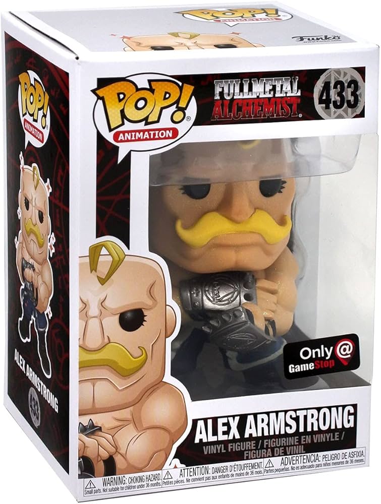 No. 433 Fullmetal Alchemist Alex Armstrong Diamond Gamestop Exclusive