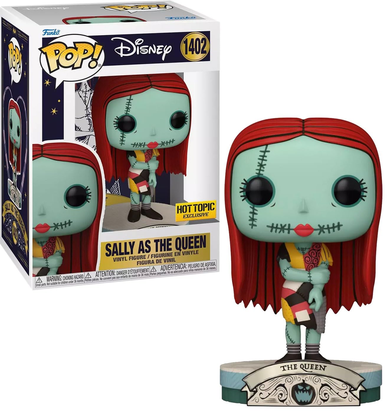 Nr. 1402 Nightmare Before Chritmas Sally as the Queen Hot Topic