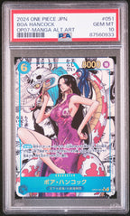OP07-051 Boa Hancock Manga PSA 10 Graded - One Piece TCG JAP