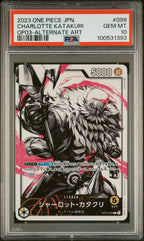 OP03-099 Charlotte Katakuri Leader V2 PSA10 Graded - One Piece TCG JAP