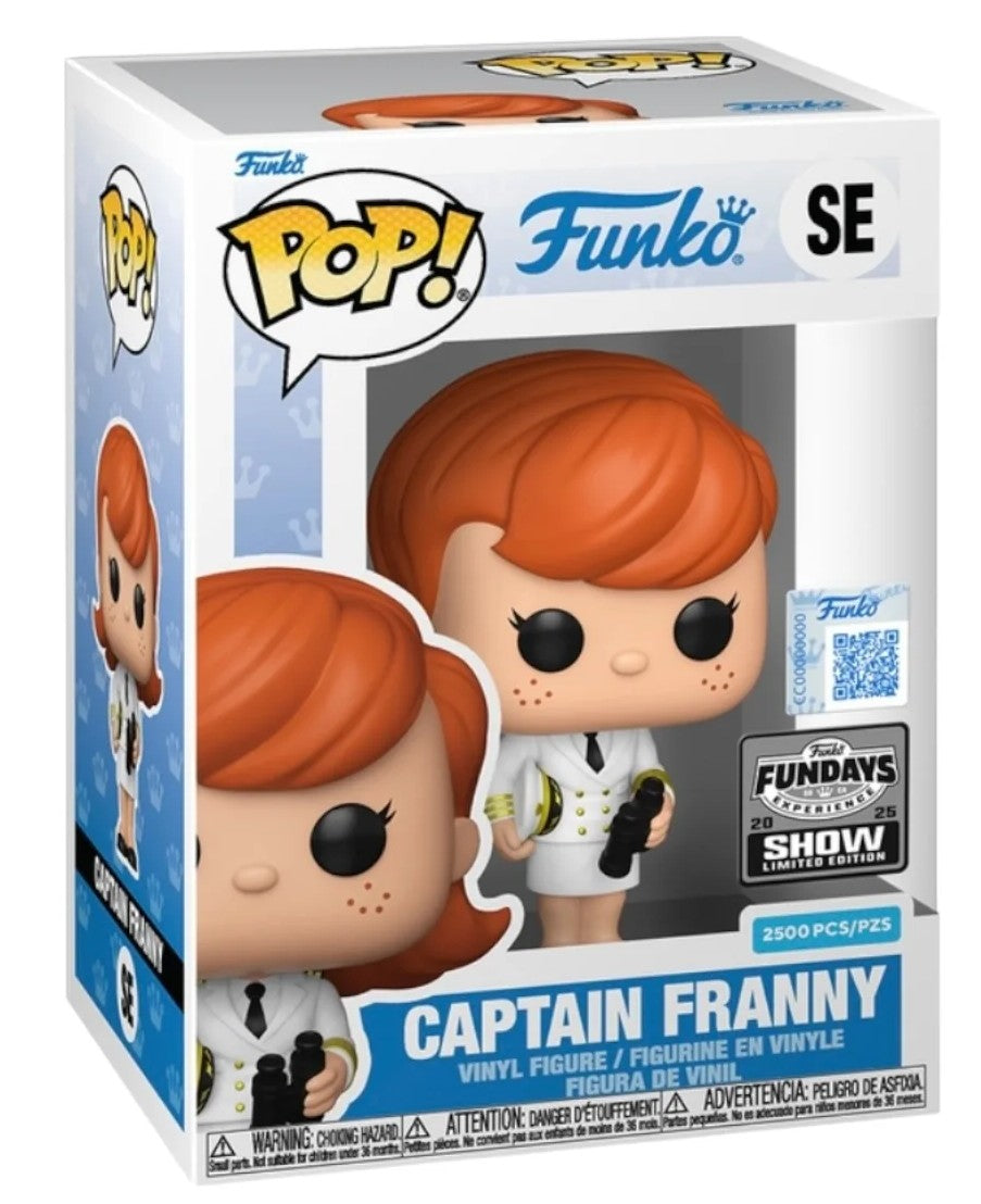 SE Franny Funko as Captain Franny Fundays 2025 Limited Edition Show Only 2500