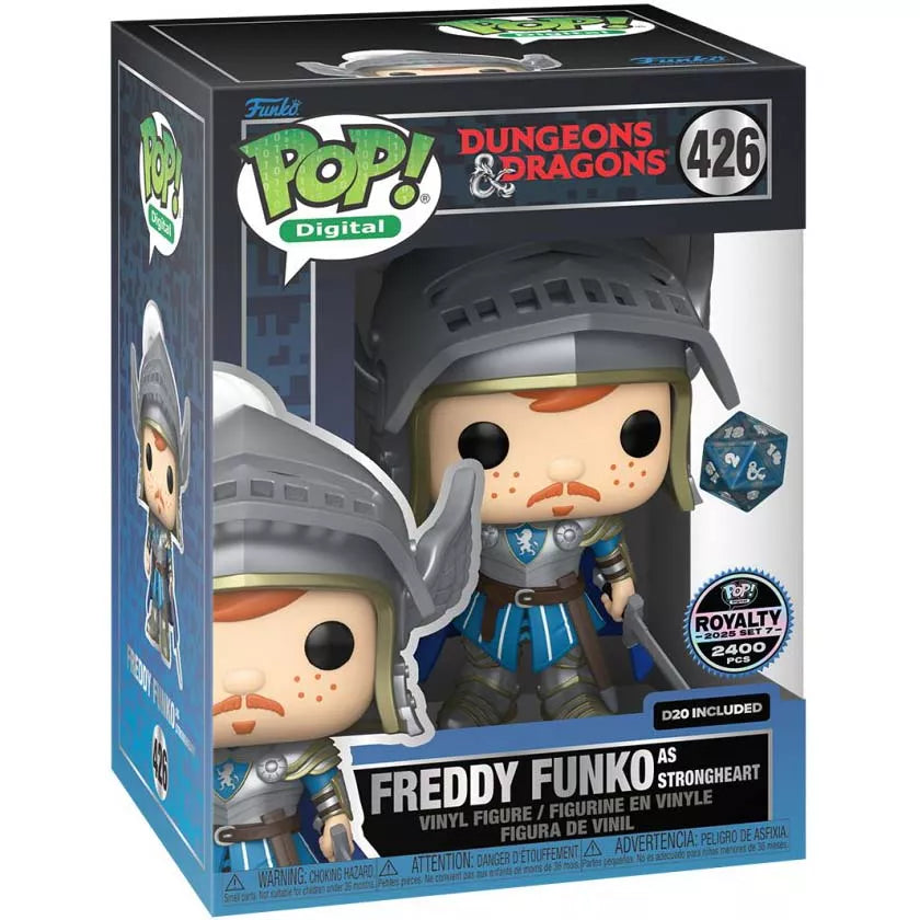 No. 426 Dungeons & Dragons Freddy Funko as Strongheart Royalty Limited Edition 1383
