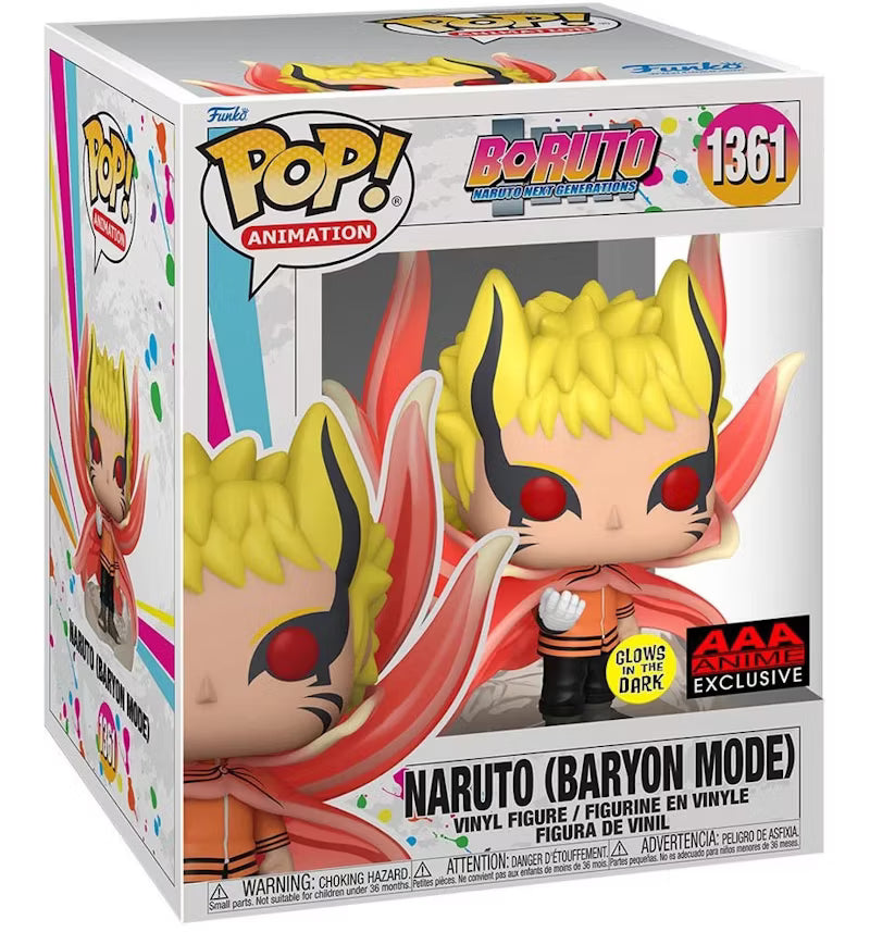 No. 1361 Naruto (Baryon Mode) 6inch Glow AAA Exclusive