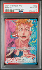 OP08-002 Marco Leader V2 PSA10 Graded - One Piece TCG JAP