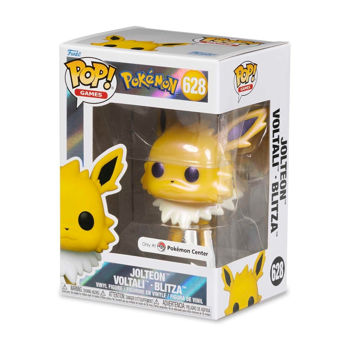 No. 628 Pokémon Jolteon / Blitza Pokémon Center Shop Exclusive