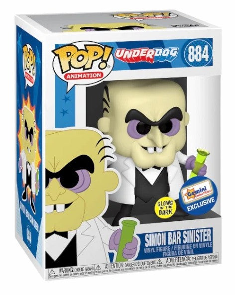 No. 884 Underdog Simon Bar Sinister Glow Gemini Collectibles
