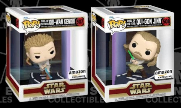 Nr. 507 & 508 Star Wars Duel of the Fate Obi-Wan Kenobi & Qui-Gon Jinn Amazon Exclusive