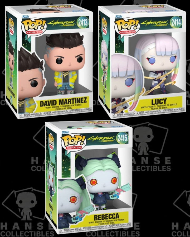 Nr. 2413-2415 Cyberpunk Edgerunners David, Lucy & Rebecca