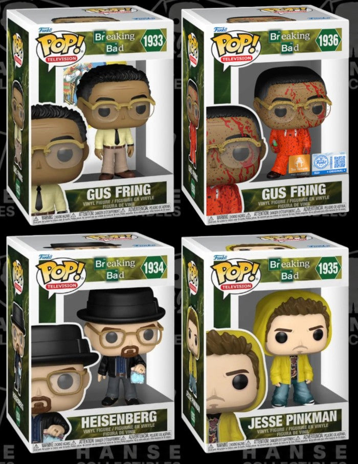 Breaking Bad Bundle of 4 4inch Pops inkl. Toy Temple Exclusive